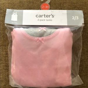 Carters 2 pack tanks size 2/3